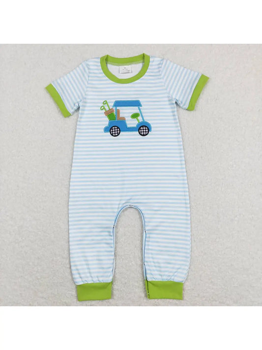 Boys Golf Cart Onesie