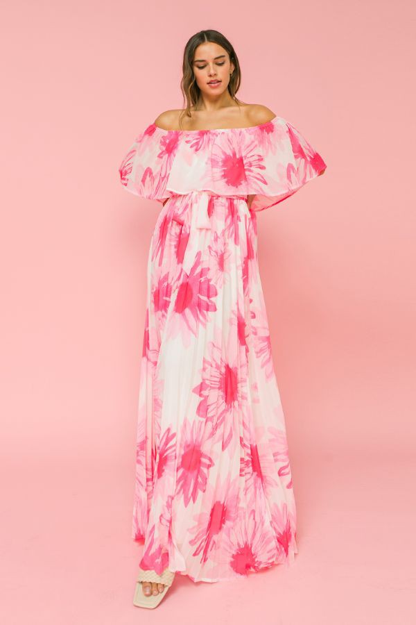 Island Time Floral Maxi Dress