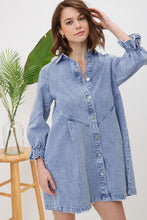 Buttoned Beauty Denim Dress