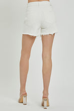 Plus Size White High Rise Shorts