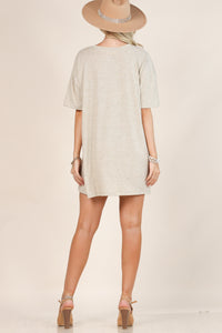 "Raised In The West" Graphic T Shirt Dress