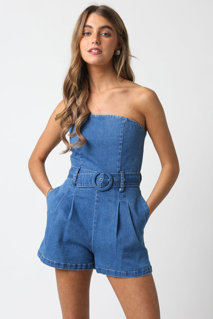 Denim Dreamer Romper