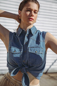 Country Roads Denim Top