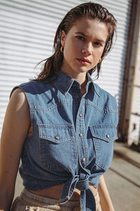 Country Roads Denim Top