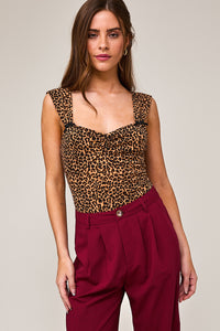 Leopard Ribbon Bodysuit