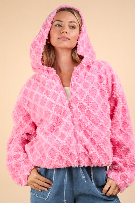 Pink Furry Jacket