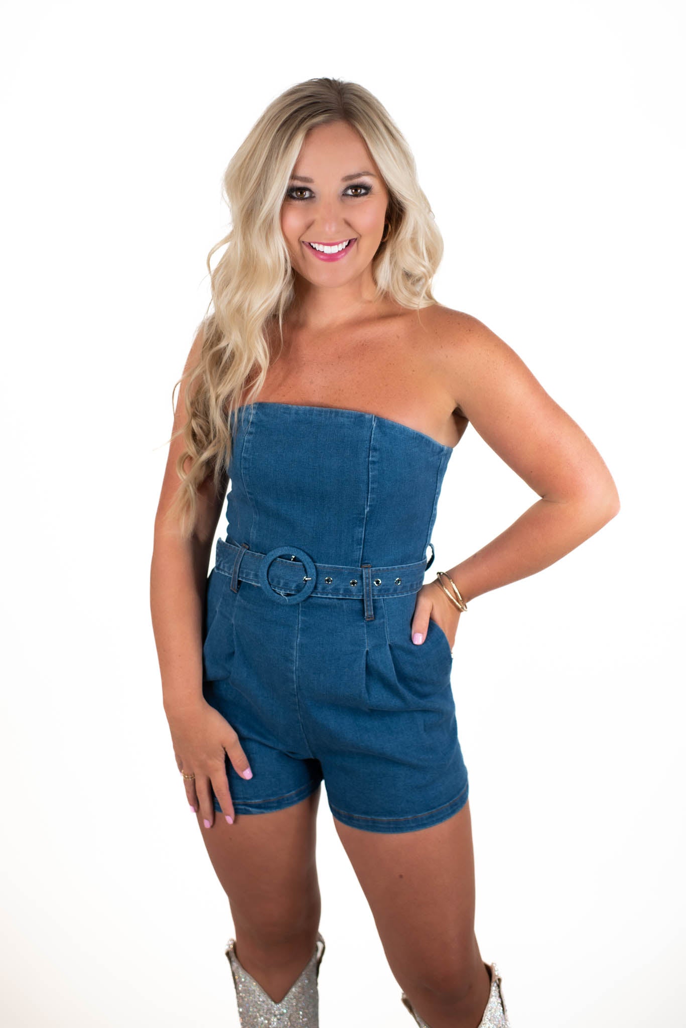 Denim Dreamer Romper