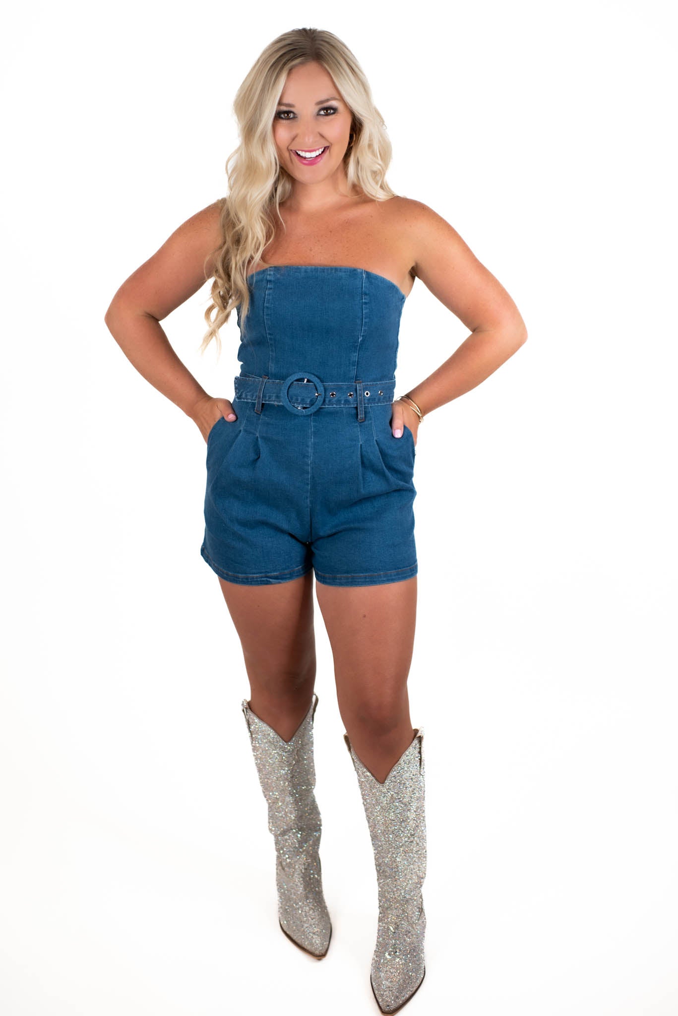 Denim Dreamer Romper