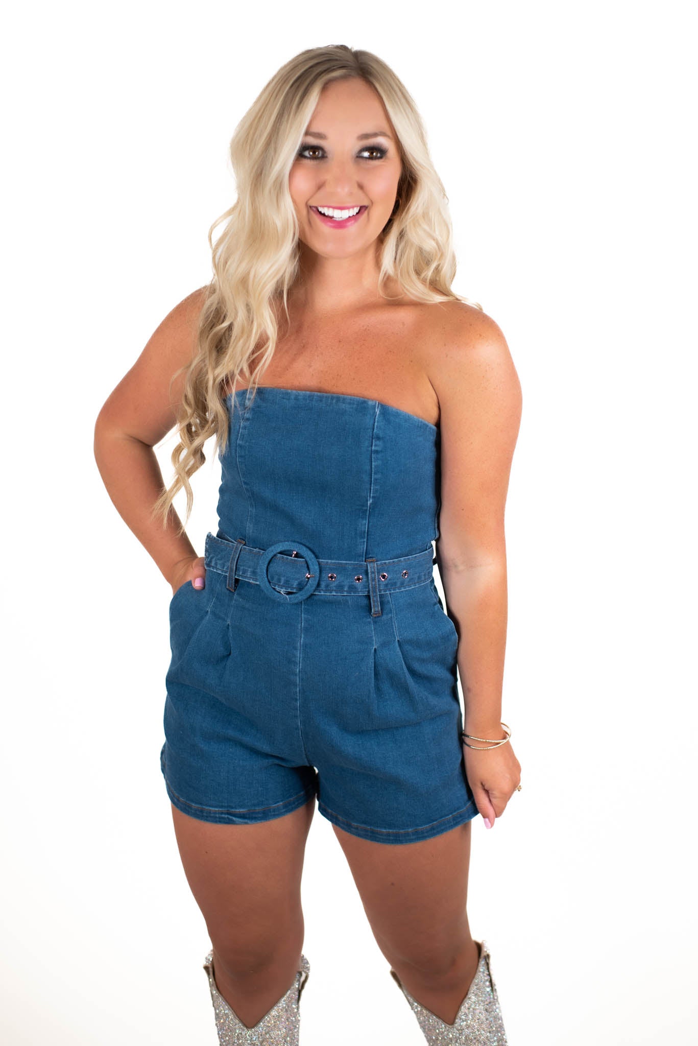 Denim Dreamer Romper