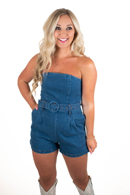 Denim Dreamer Romper