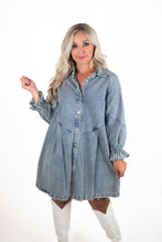 Buttoned Beauty Denim Dress