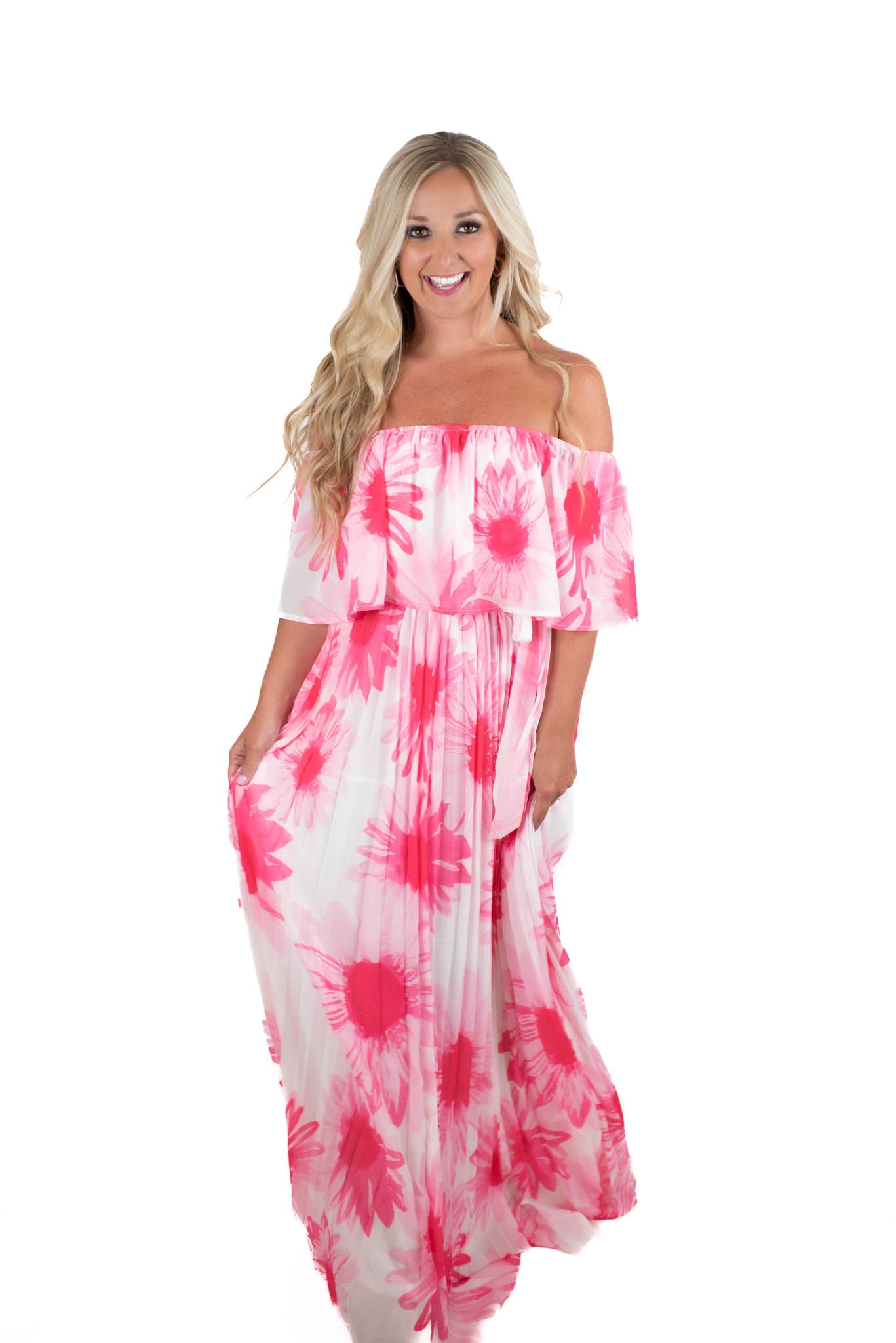 Island Time Floral Maxi Dress