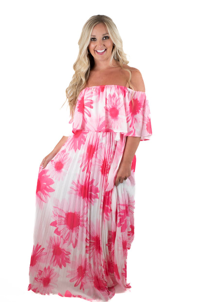 Island Time Floral Maxi Dress