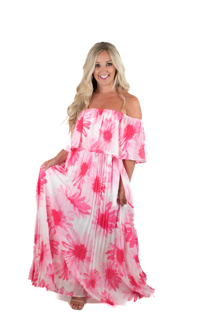 Island Time Floral Maxi Dress