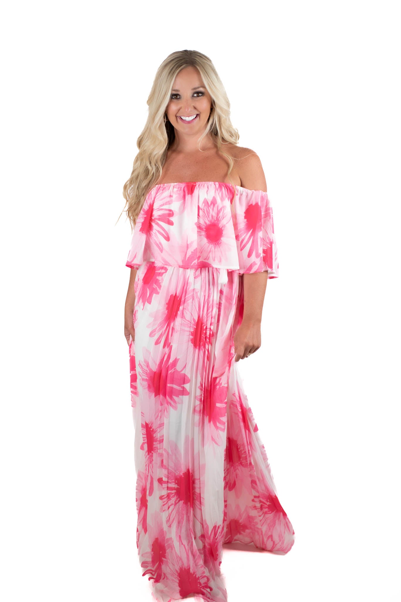 Island Time Floral Maxi Dress