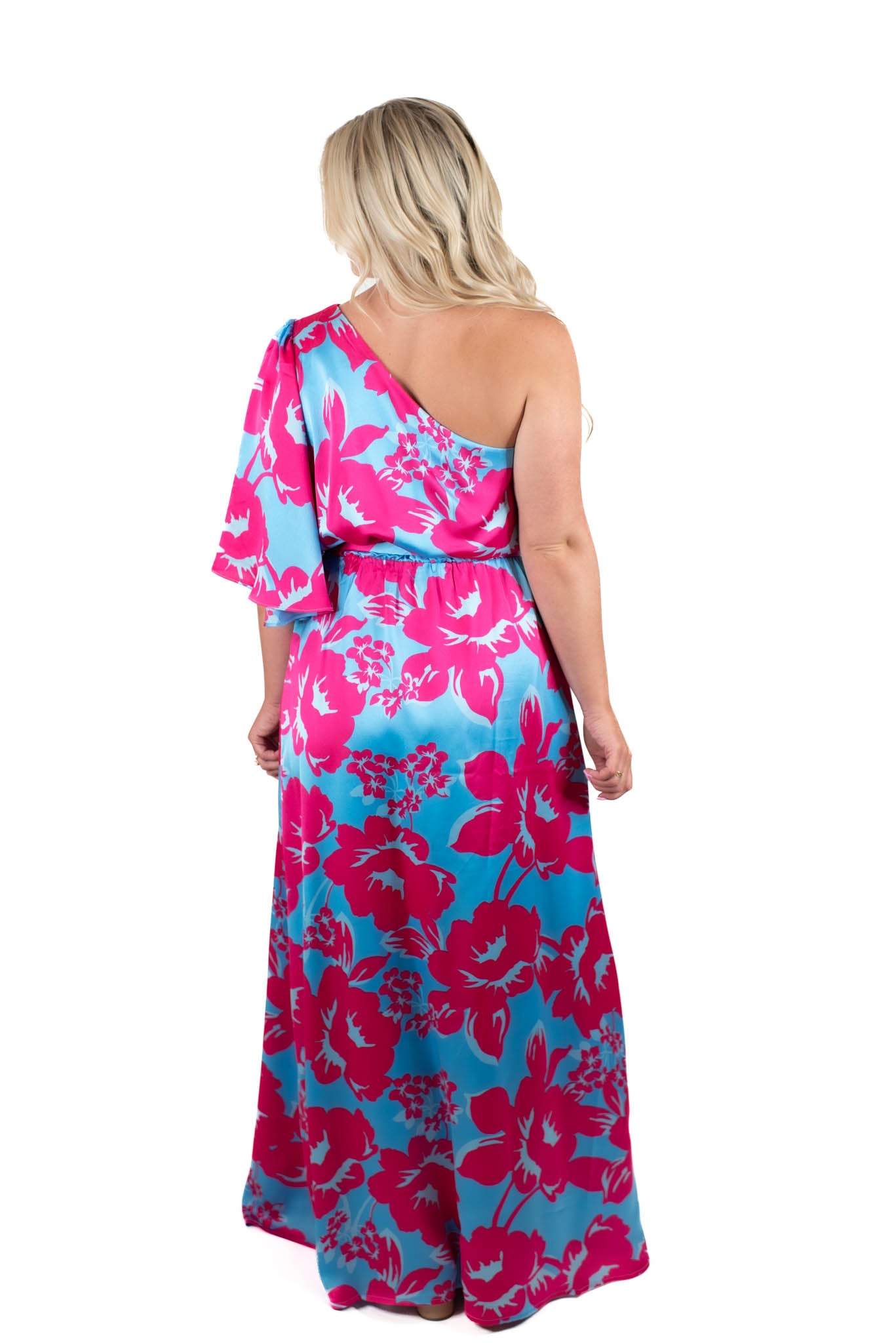 Maldive Moment Satin Maxi Dress