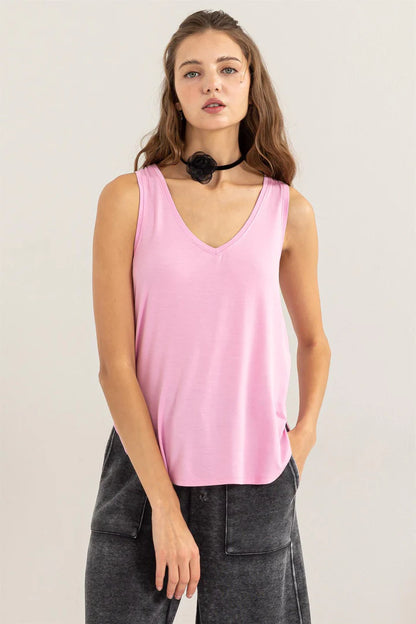 One Step Ahead Pink Tank