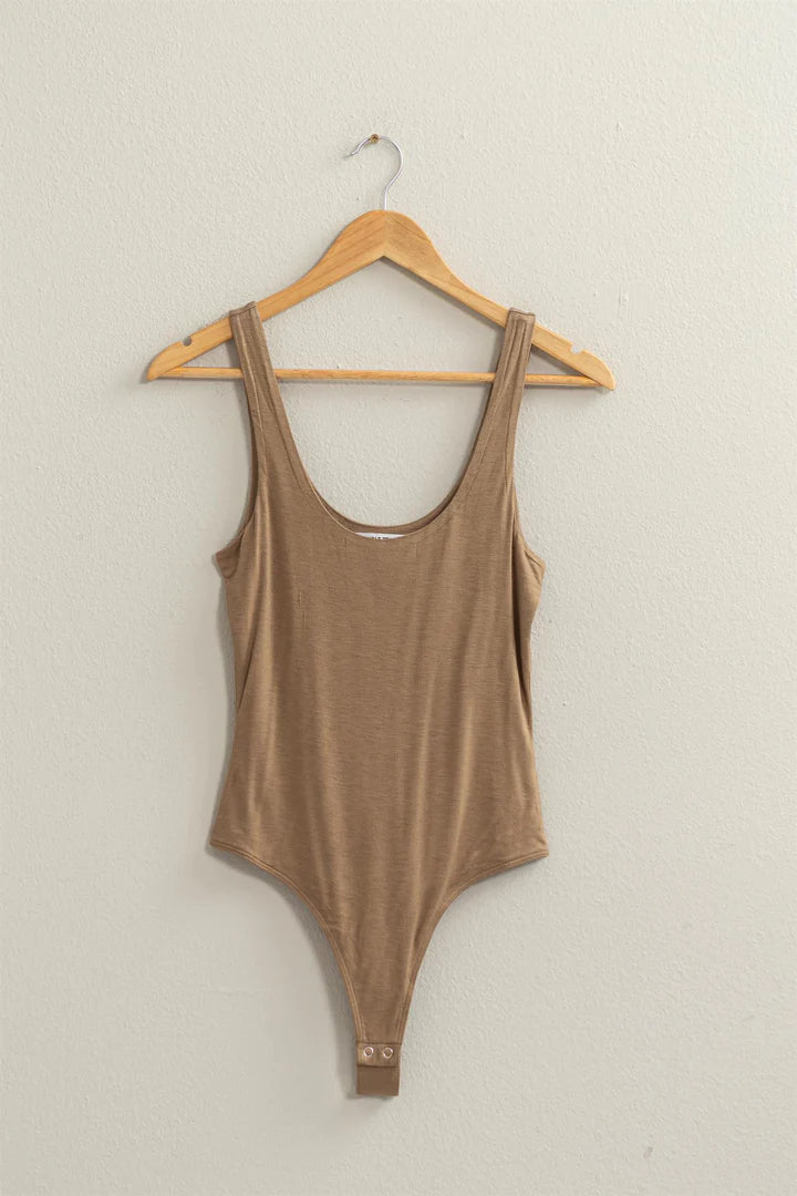 Only One Mocha Bodysuit