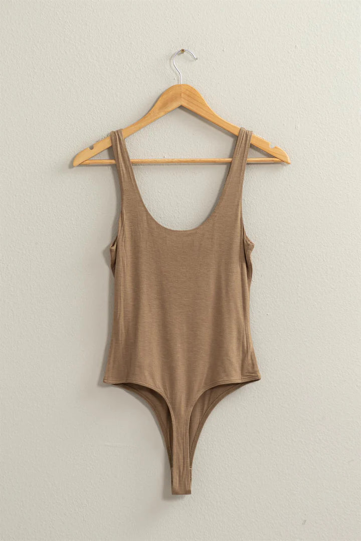 Only One Mocha Bodysuit