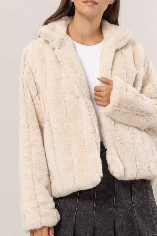 Cream Fur Jacket