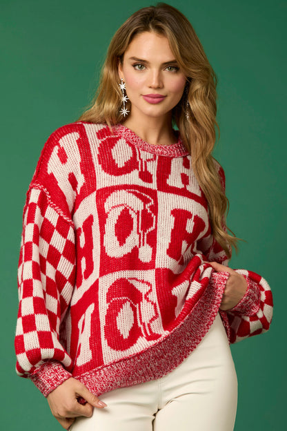 Ho Ho Ho Oversized Sweater