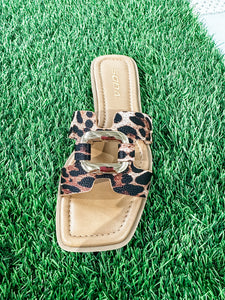 Leopard Sandals