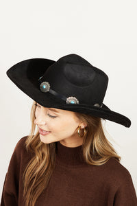 Black Western Cowgirl Hat