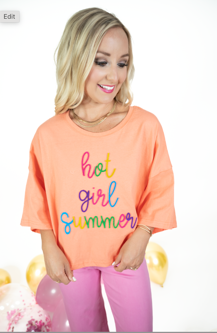 Hot Girl Summer Crop Tee