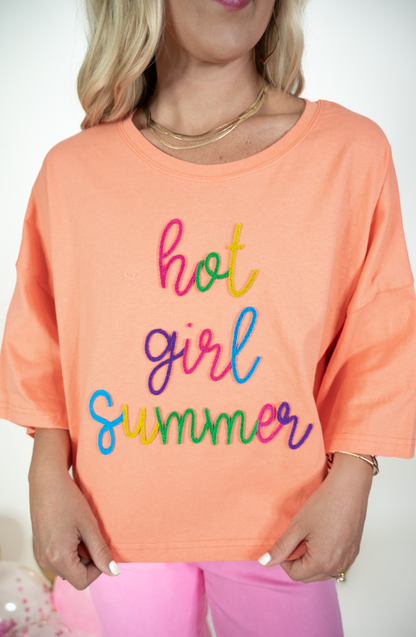 Hot Girl Summer Crop Tee