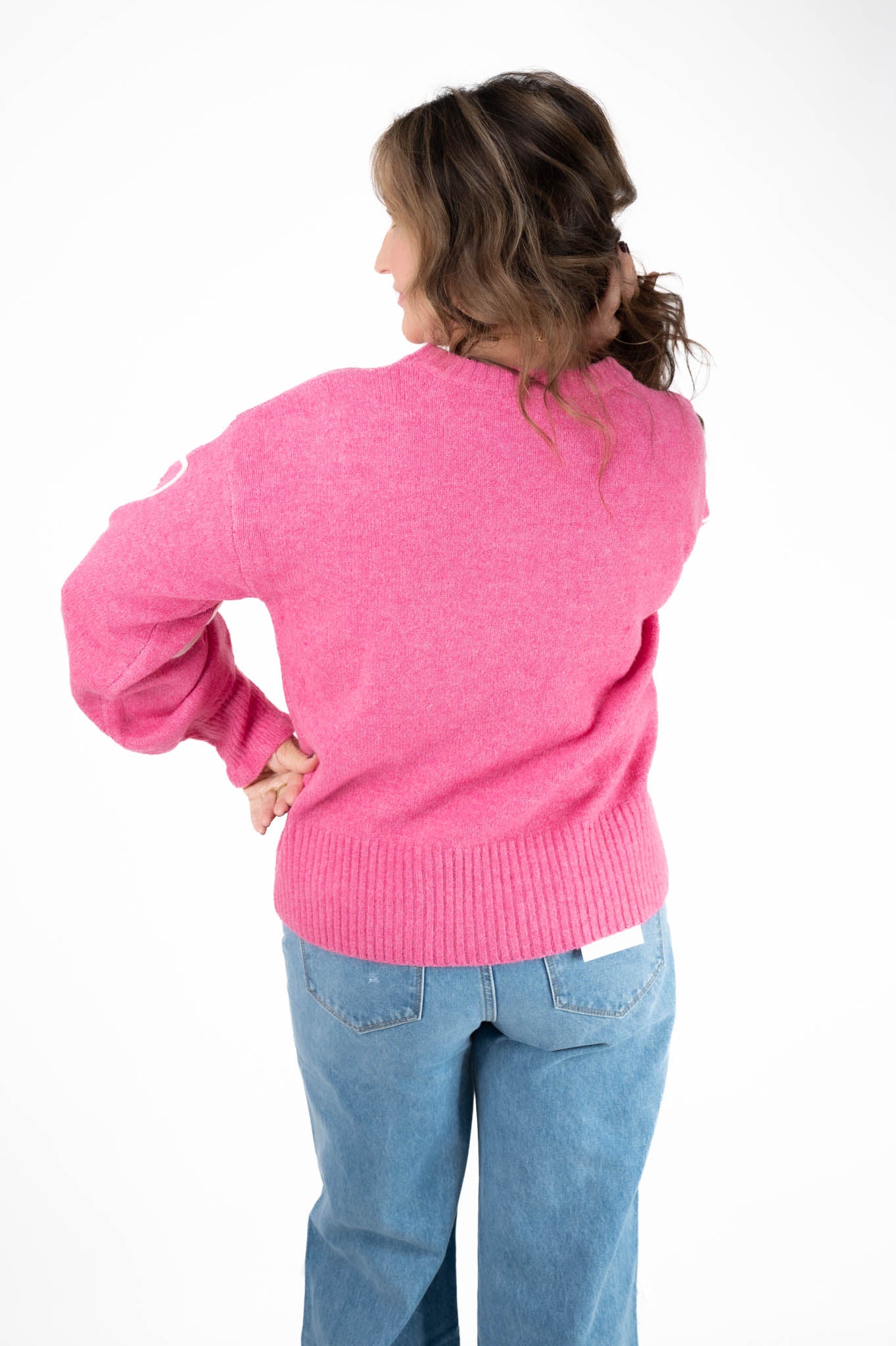 Pink Bow Sweater