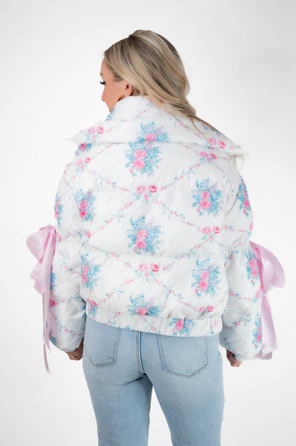 Floral Puffer Jacket