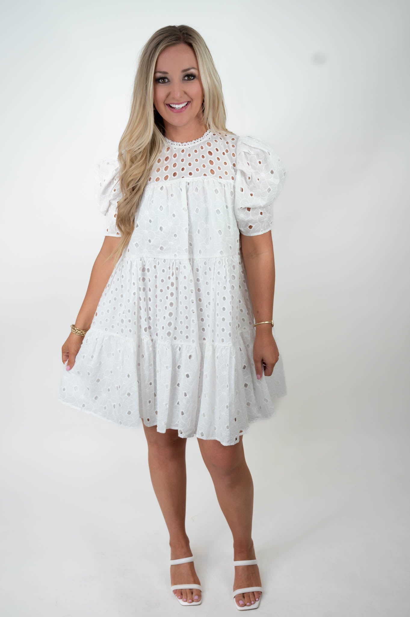 Roses & Romance Eyelet Dress