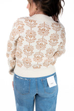 Taupe Floral Printed Sweater