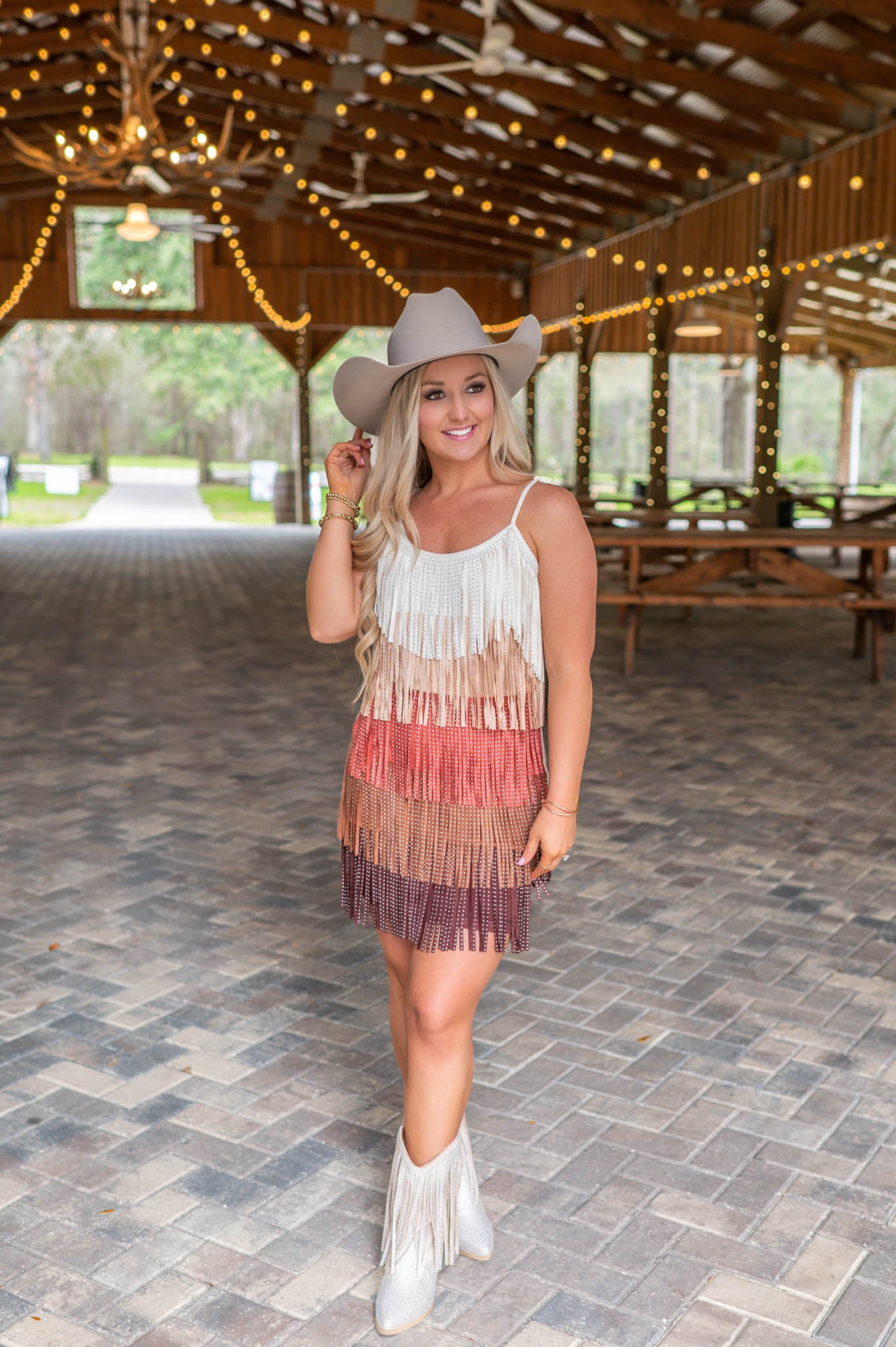 Take Me Away Fringe Dress