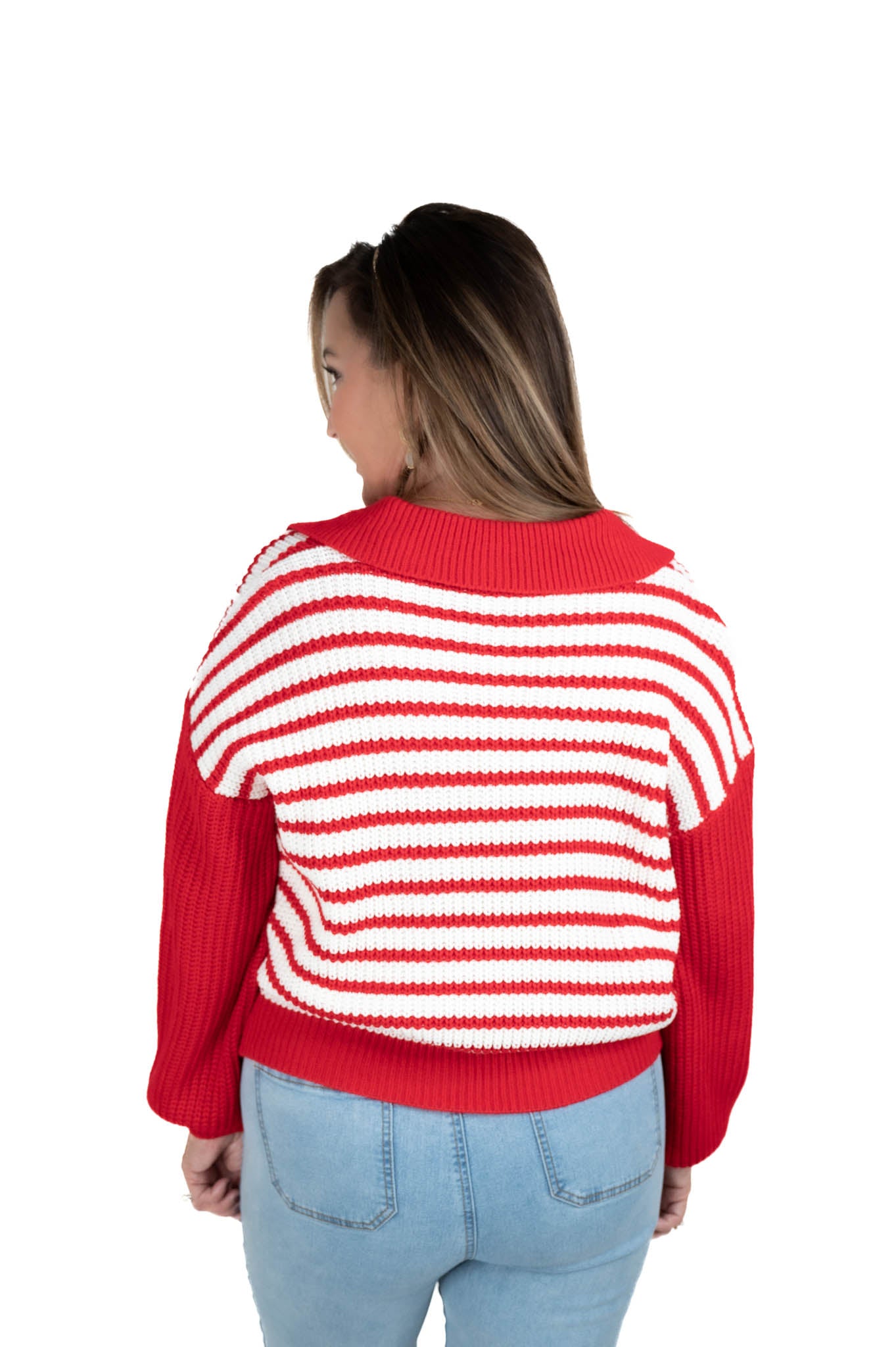 Red Striped Sweater