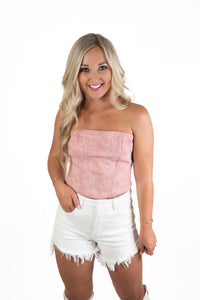 Western Girly Blush Top