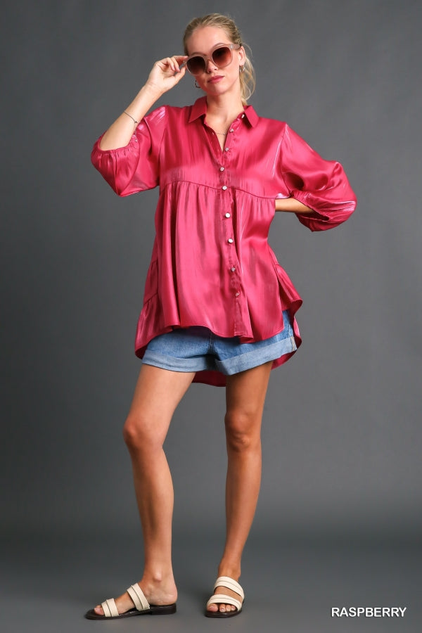 Raspberry Tunic Top