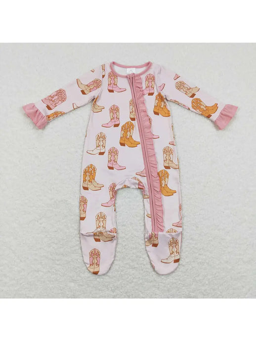 Western Boots Onesie