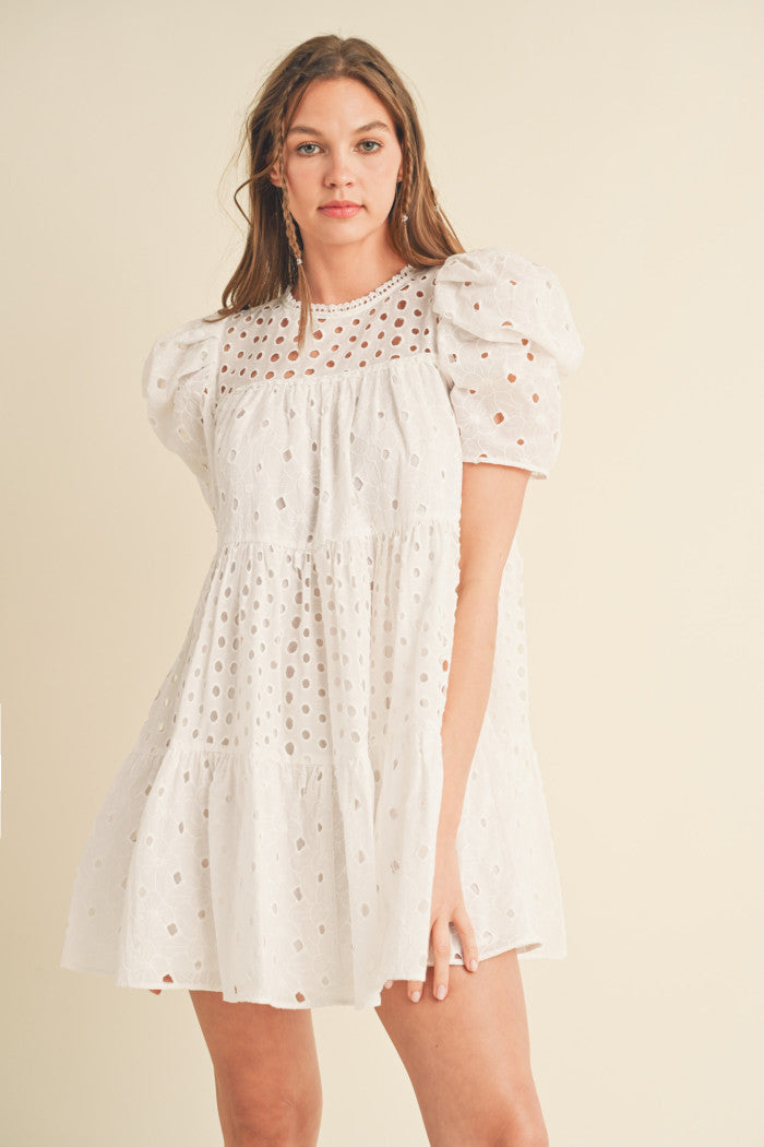 Roses & Romance Eyelet Dress