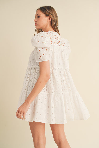 Roses & Romance Eyelet Dress