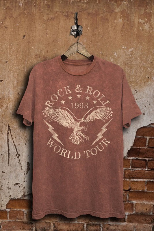 Vintage Wine Rock & Roll Tee