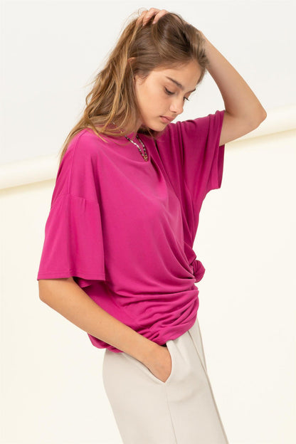 Magenta Everyday Top