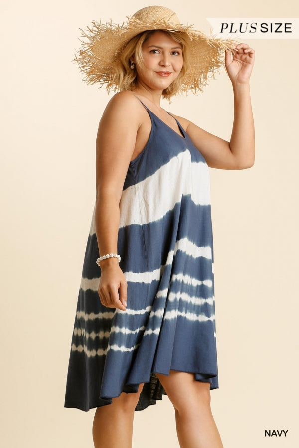 Plus Size Tie Dye Dress