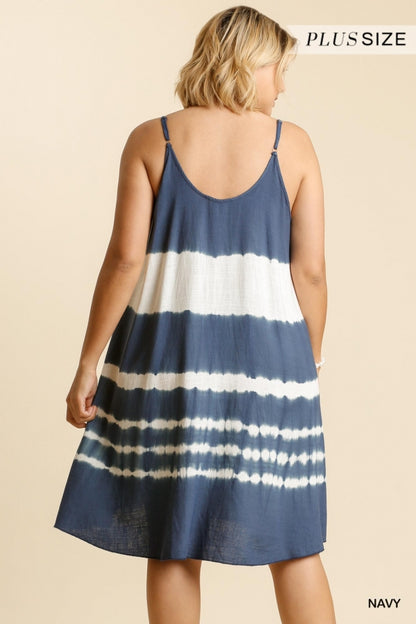 Plus Size Tie Dye Dress